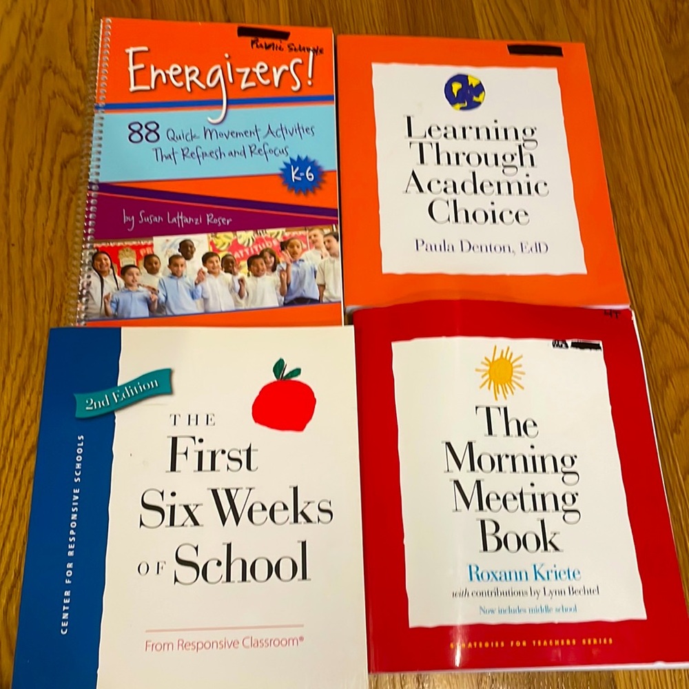 Responsive Classroom Book Lot